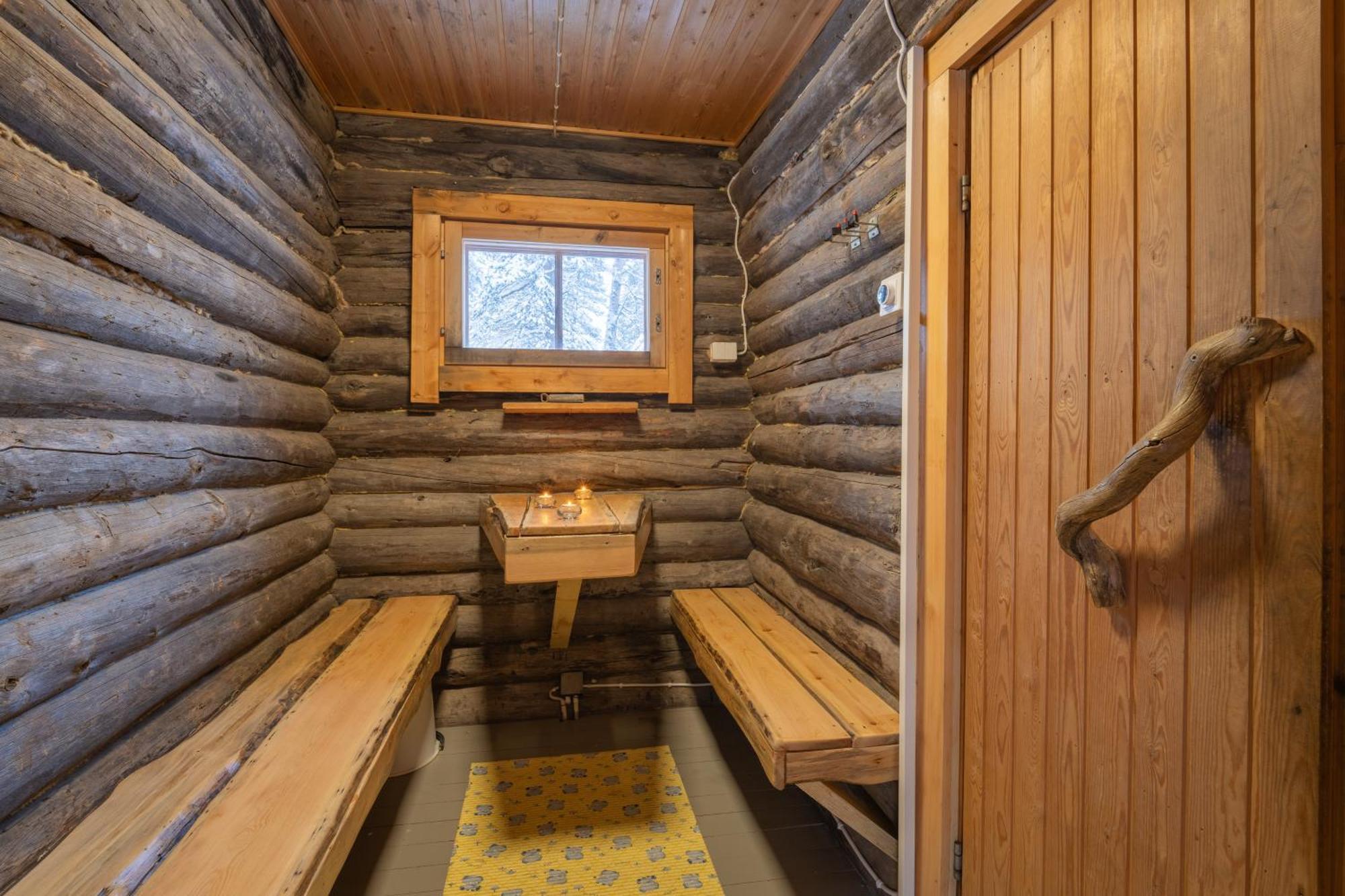 Kuukkeli Log Houses Aurora Cabin - Jaspis Saariselkä Buitenkant foto