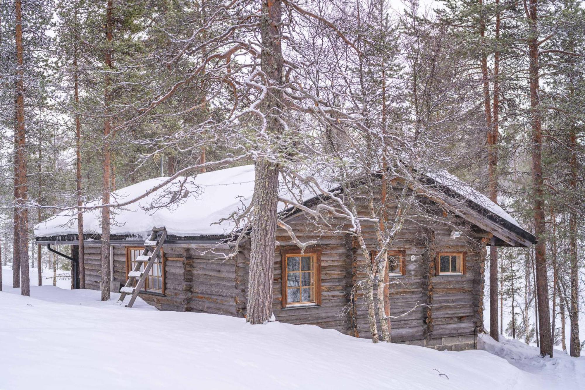 Kuukkeli Log Houses Aurora Cabin - Jaspis Saariselkä Buitenkant foto